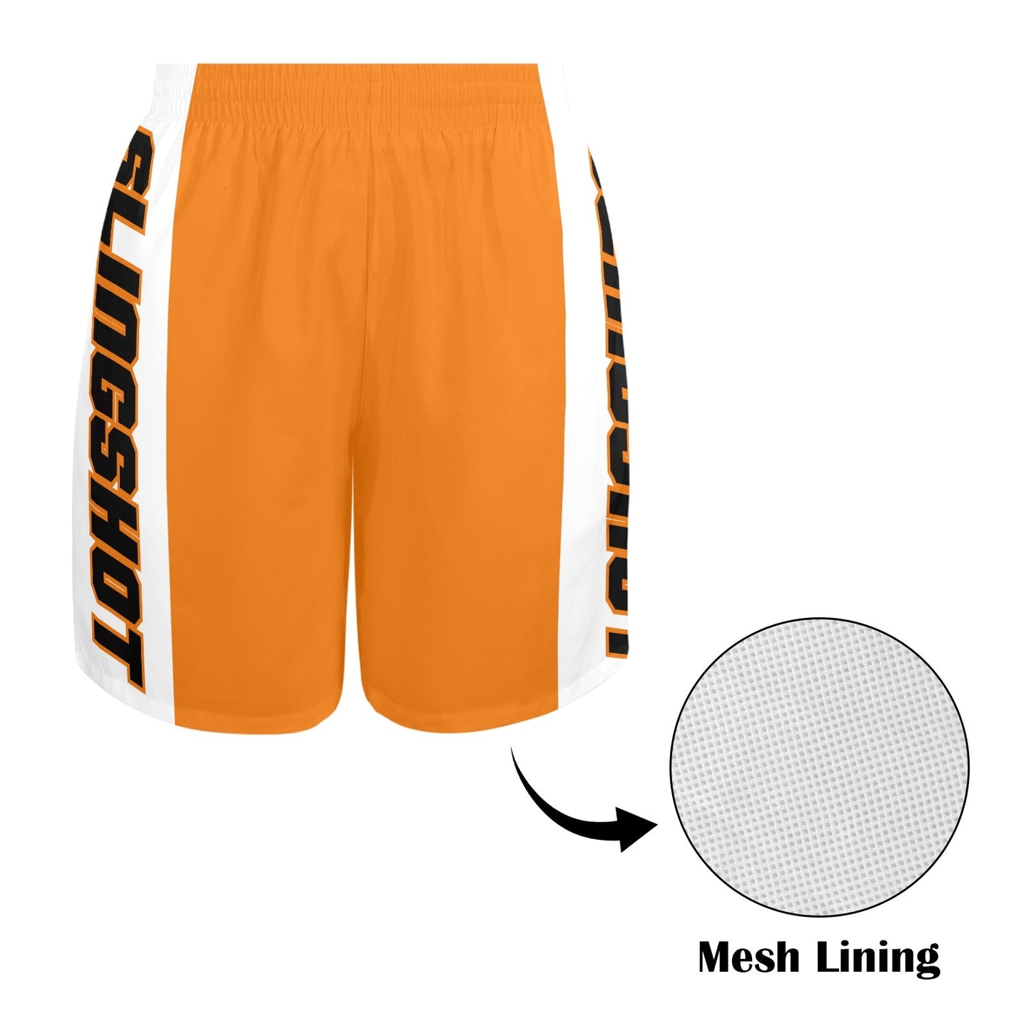 3>2 Mens Slingshot Shorts Orange